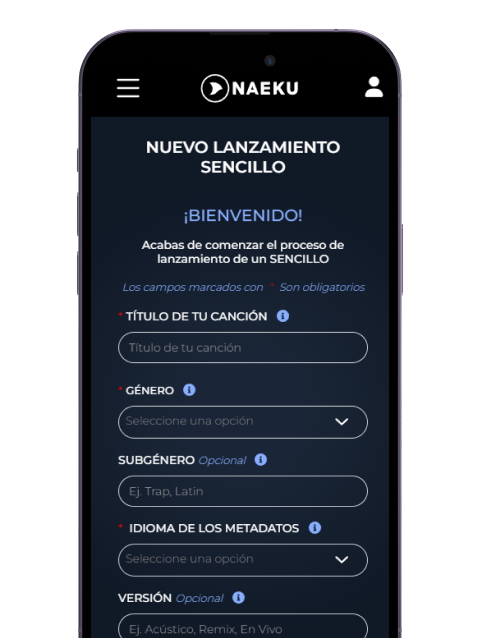 Paso 1 de distribuciÃ³n en naeku